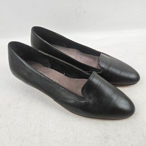 Naturalizer Womens Soft Shoes 8M Loafers Black Slip On Business Casual Flats